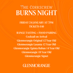 Burns Night Glenmorangie Tasting - January 24th 6:30pm