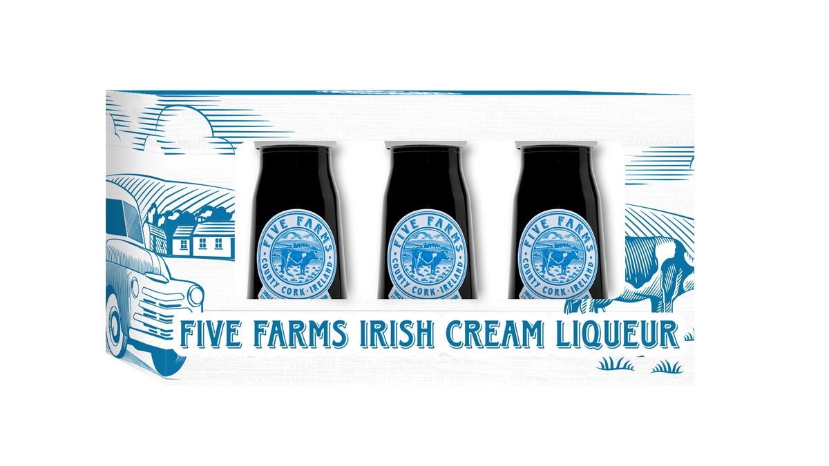 Five Farms Irish Cream Liqueur Minis Trio