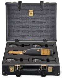 Limited Edition Champagne Bollinger Goldfinger 007 Magnum In Globe Trotter Case