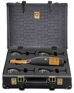 Limited Edition Champagne Bollinger Goldfinger 007 Magnum In Globe Trotter Case