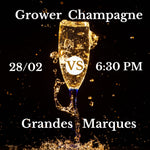 Grower Champagne Vs Grandes Marques Tasting - February 28th 6:30pm