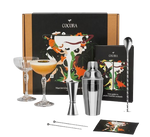 Corcora 8 Piece Martini Cocktail Set With Coupe Glasses