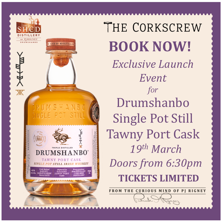 Drumshanbo Single Pot Still Tawny Port Cask Launch