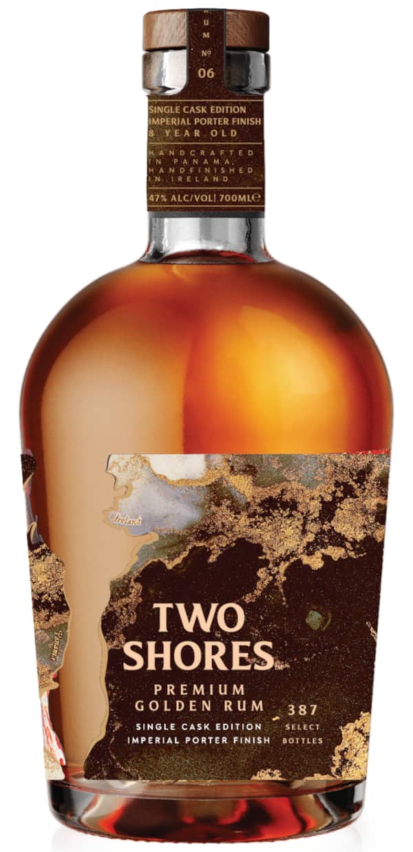 Limited Edition Two Shores rum Imperial Porter Cask Finish 70cl