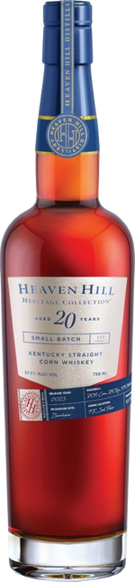 Heaven Hill Heritage Collection 2023 Release 20 Year Old Kentucky Straight Bourbon Whiskey