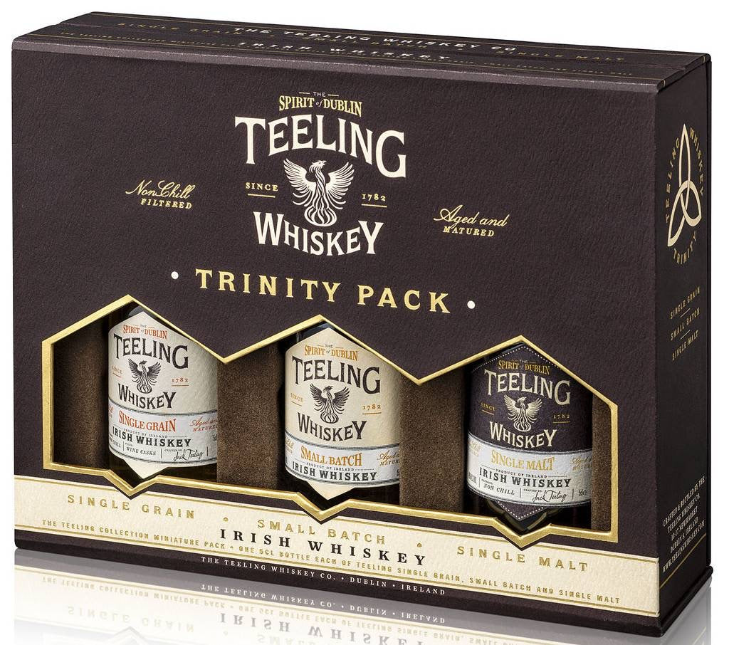 Teeling Whiskey Miniature Trinity Gift Pack