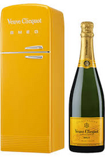 Veuve Clicquot Brut NV & Smeg Solaire Yellow Fridge